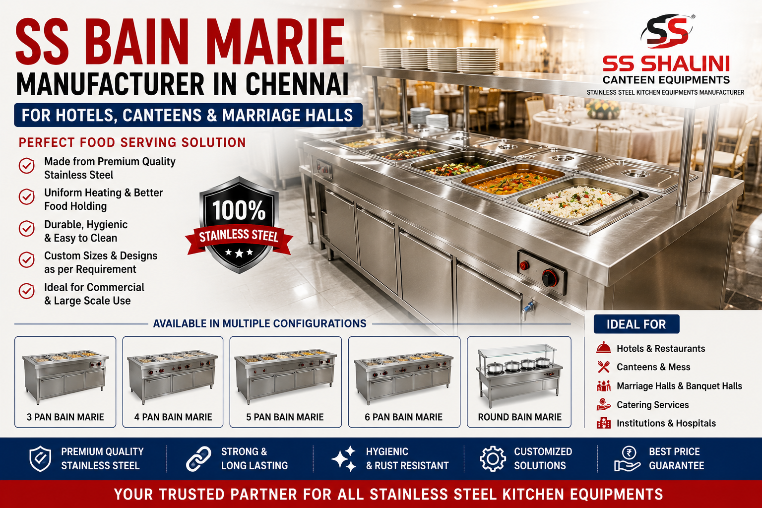 SS Equipment Manufacturer in Chennai for Industrial and Canteen Kitchens - Commercial Kitchen Equipment Chennai